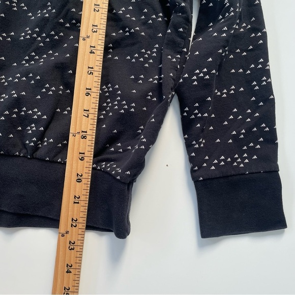 Adidas Women's Black White Winners Badge of Sport Crew Sweatshirt Size Small - Picture 8 of 8